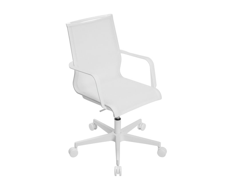 Topstar Bürostuhl »Sitness Life 40« - 57x62x84cm - weiß - Polyester / Stahl / Kunststoff