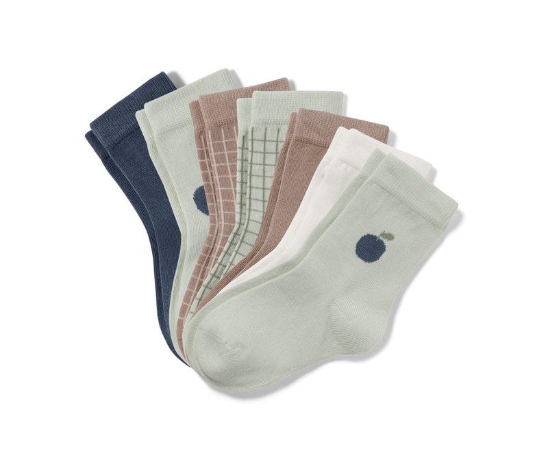 Tchibo - 7 Paar Kleinkind-Socken - Herren - Gr. 31-34 - blau
