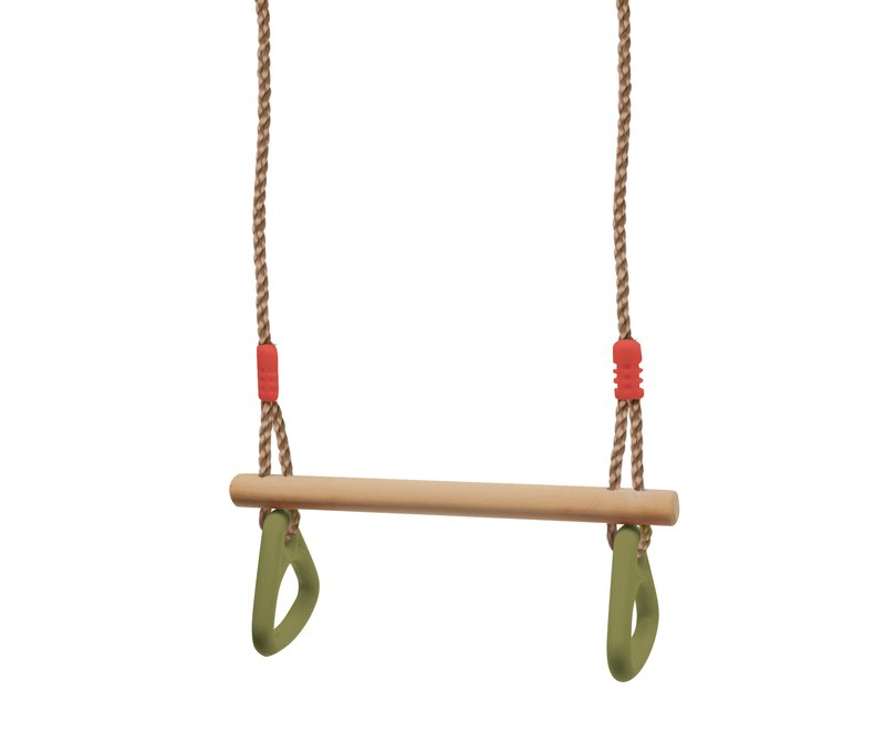 small foot Trapez mit Turnringen - braun