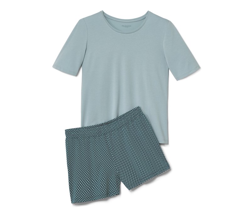 Tchibo - Shorty-Pyjama - Damen - Gr. M - petrol