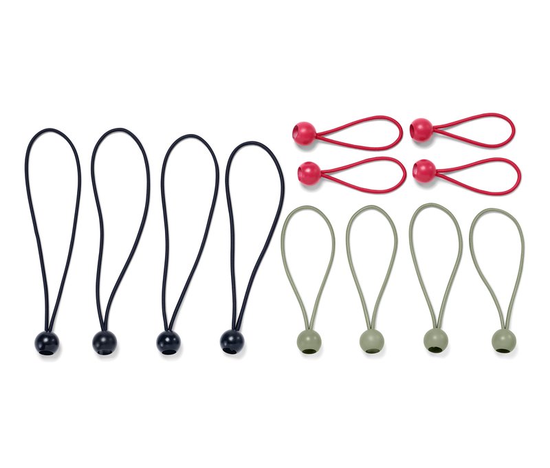 Tchibo - 12 Spanngummis mit Kugel - dunkelblau