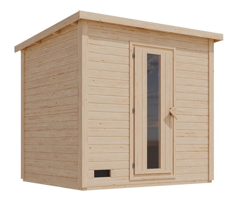 Karibu Saunahaus »Elli 3« - grau