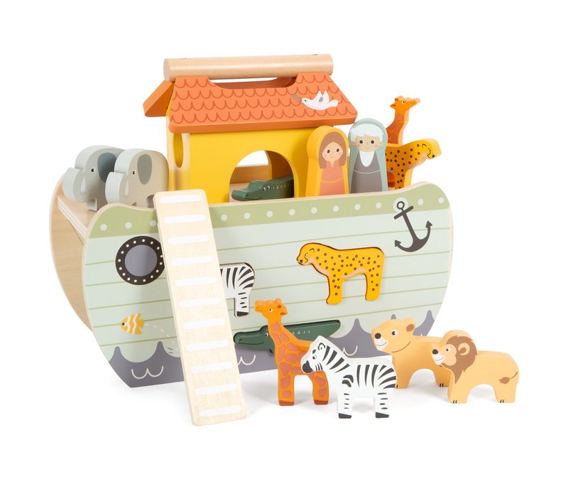 small foot Steckspiel »Arche Noah Safari« - mehrfarbig