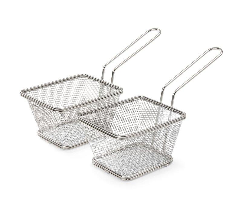 Tchibo - 2 Servierkörbchen - silber