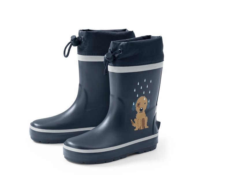 Tchibo - Gummistiefel - Herren - Gr. 30-31 - dunkelblau/print