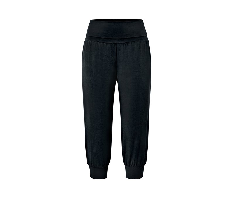 Tchibo - 3/4-Yogahose - Damen - Gr. XL - schwarz