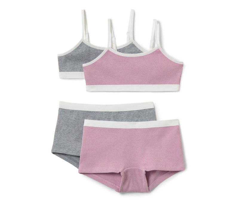 Tchibo - Mädchen-Wäsche-Set - Mädchen - Gr. 146/152 - violett