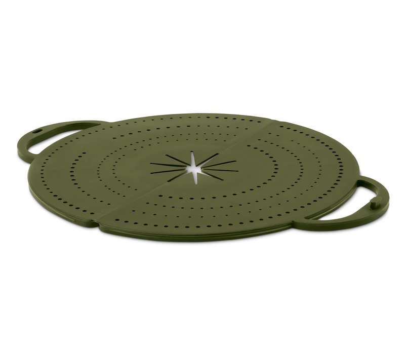 Tchibo - 4-in-1-Pfannenspritzschutz - dunkelgrün