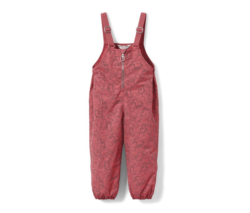 Tchibo - Kinder Thermo-Regenhose mit reflektierenden Elementen - Mädchen - Gr. 98/104 - silber/print