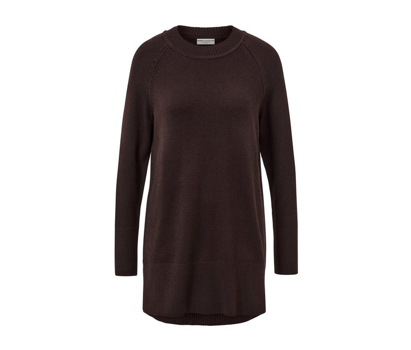 Tchibo - Langer Strickpullover - Damen - Gr. XXL - dunkelbraun