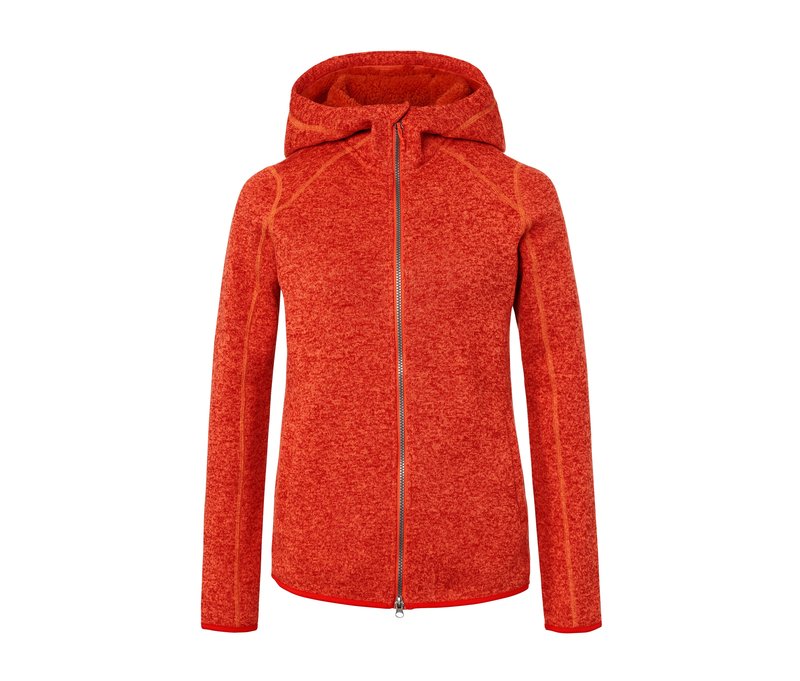 Tchibo - Kapuzen-Strickfleecejacke - Damen - Gr. XXL - orange