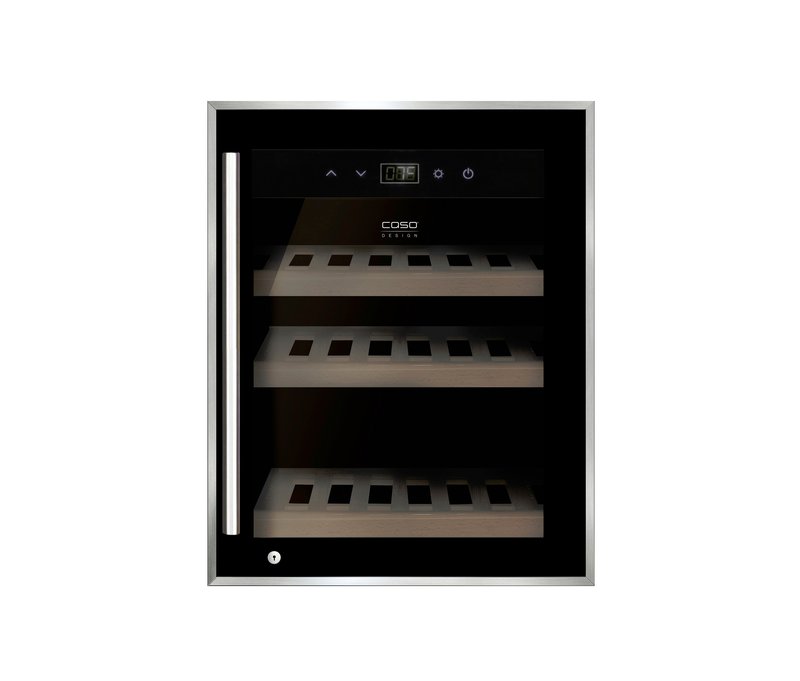 Caso WineSafe 12 Black - silber