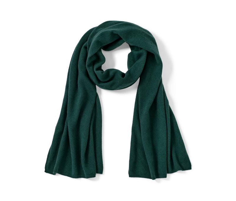 Tchibo - Cashmere-Strickschal - dunkelgrün