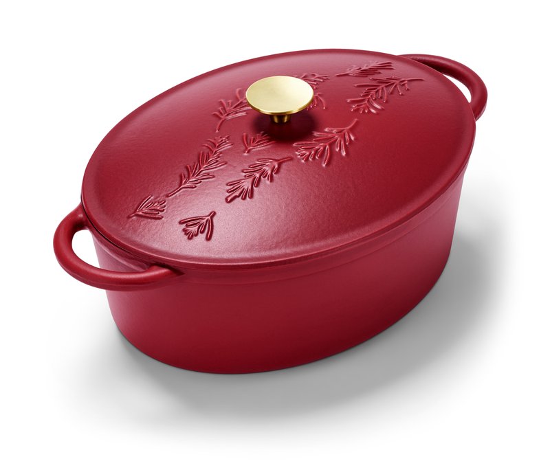 Tchibo - Gusseisen-Bräter - weiß