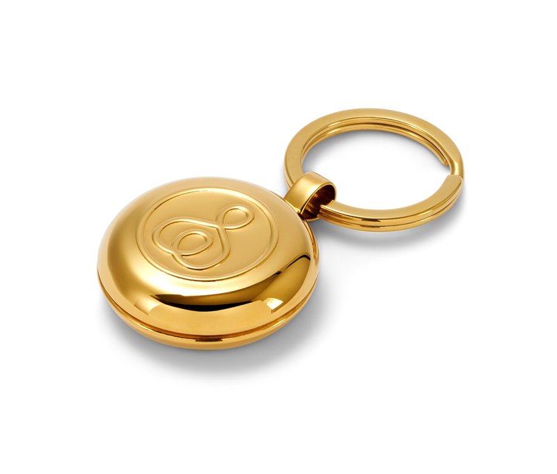 Tchibo - Pillendosen-Schlüsselbund - gold