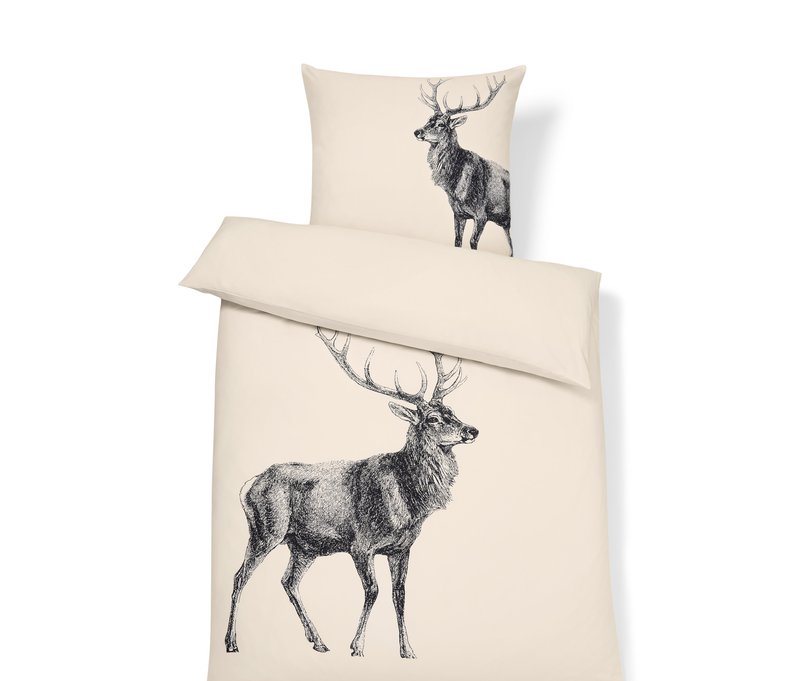 Tchibo - Microfaser-Bettwäsche - schwarz