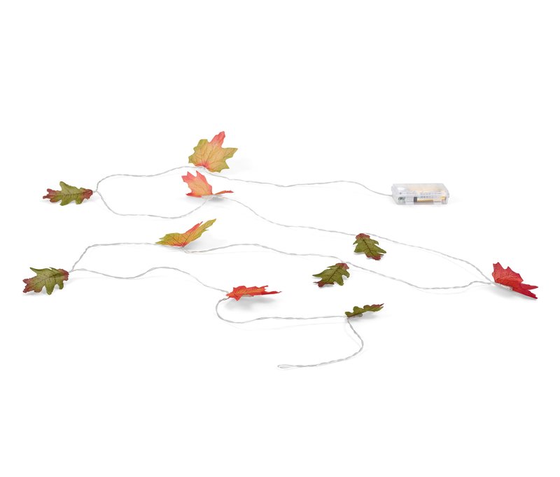 Tchibo - LED-Lichterkette »Blätter« - dunkelgrün