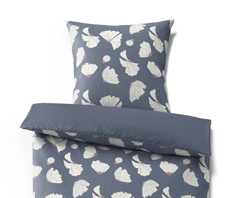 Tchibo - Microfaser-Bettwäsche - dunkelblau