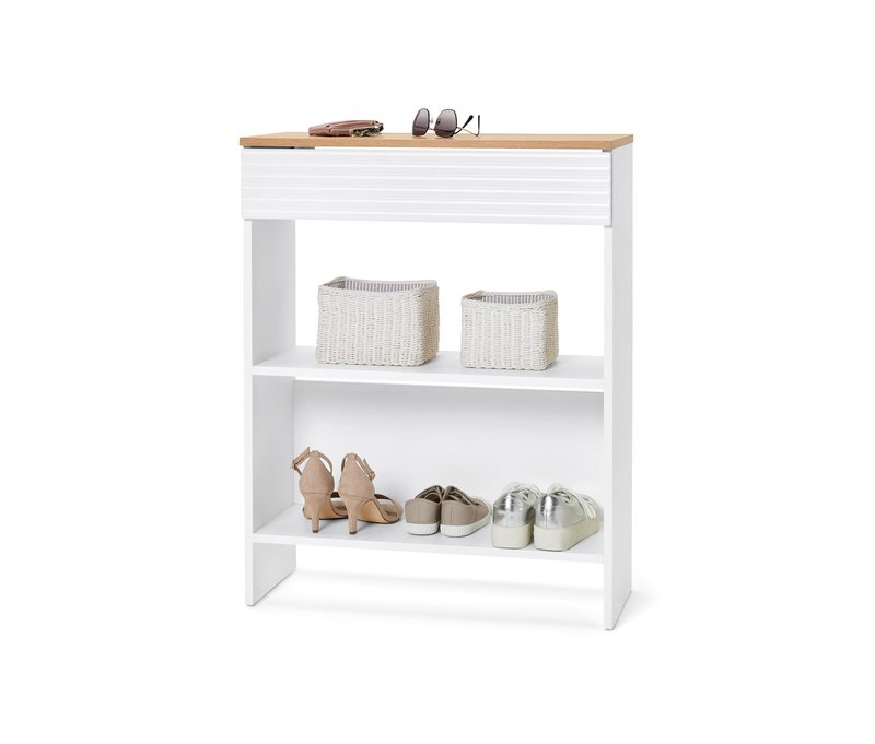 Tchibo - Konsole mit Schublade - 70x30,5x89cm - braun - Holz / Holz