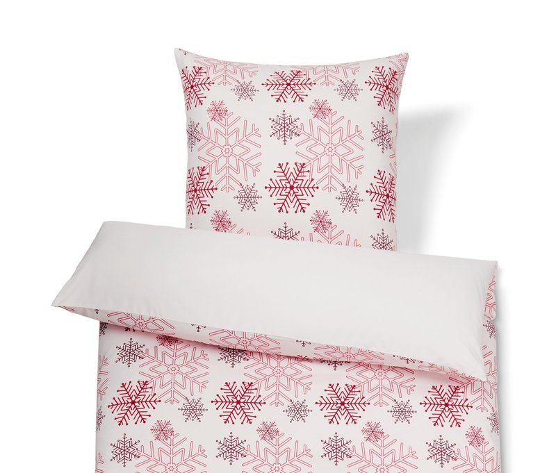 Tchibo - Microfaser-Flanell-Bettwäsche - weiß