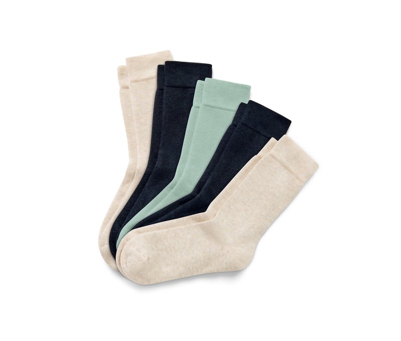 Tchibo - 5 Paar Thermosocken - Damen - Gr. 35-38 - weiß