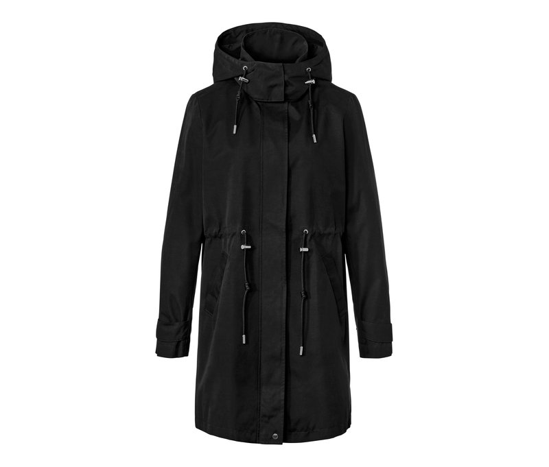 Tchibo - Parka mit Kapuze - Damen - Gr. 46 - schwarz