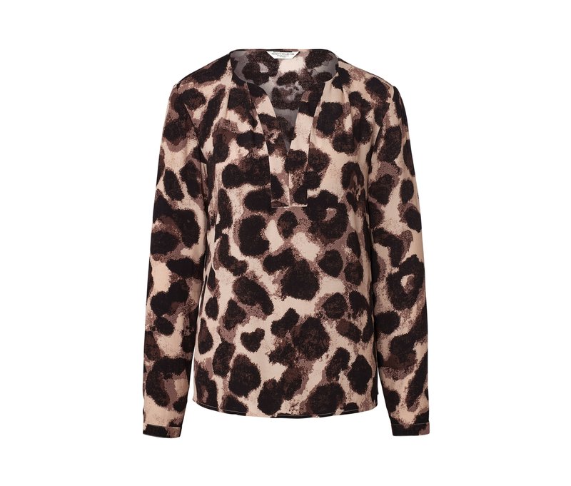 Tchibo - Bedruckte Bluse - Damen - Gr. 40 - schwarz/print