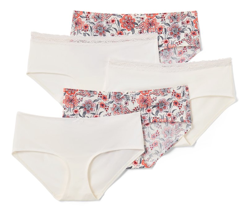 Tchibo - 5 Pantys - Damen - Gr. XL - creme