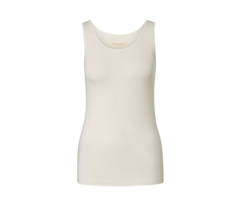 Tchibo - Hemdchen im Modal-Seide-Mix - Damen - Gr. L - creme