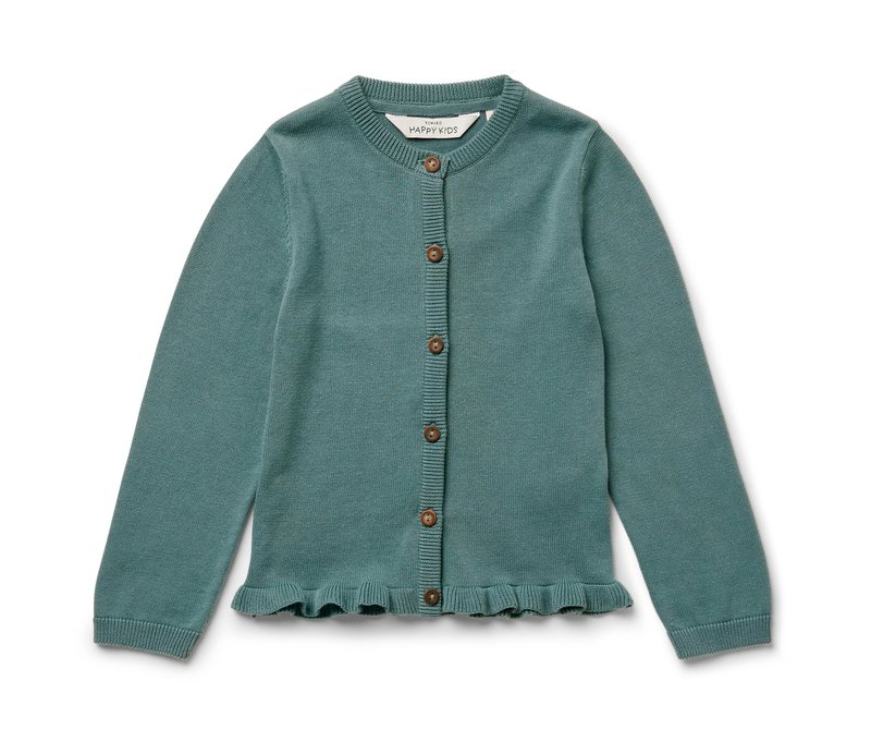 Tchibo - Kinder-Strickjacke - Mädchen - Gr. 98/104 - petrol