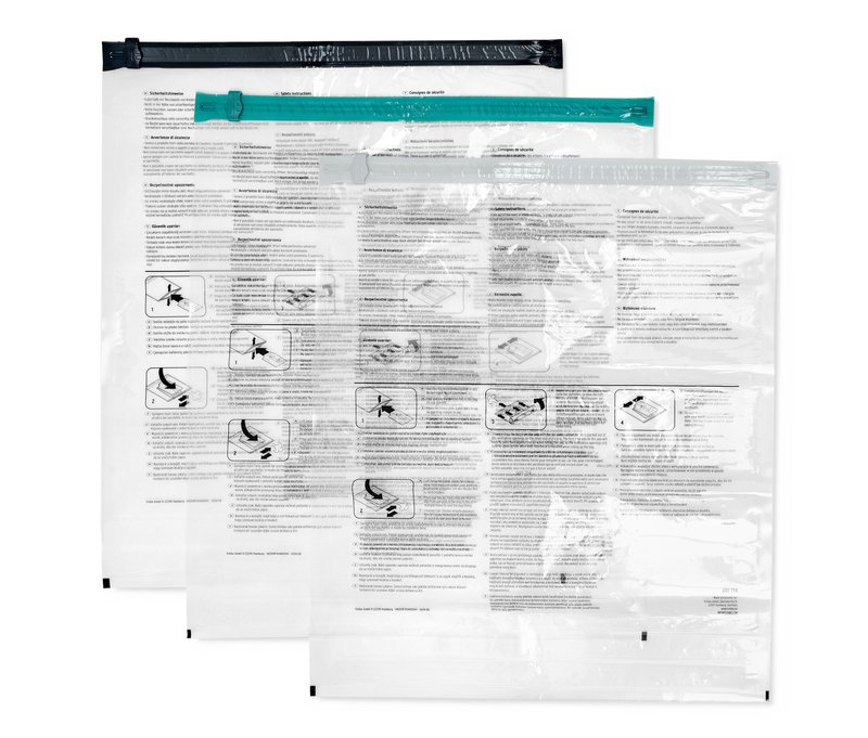 Tchibo - 3 Vakuum-Reisebeutel - türkis