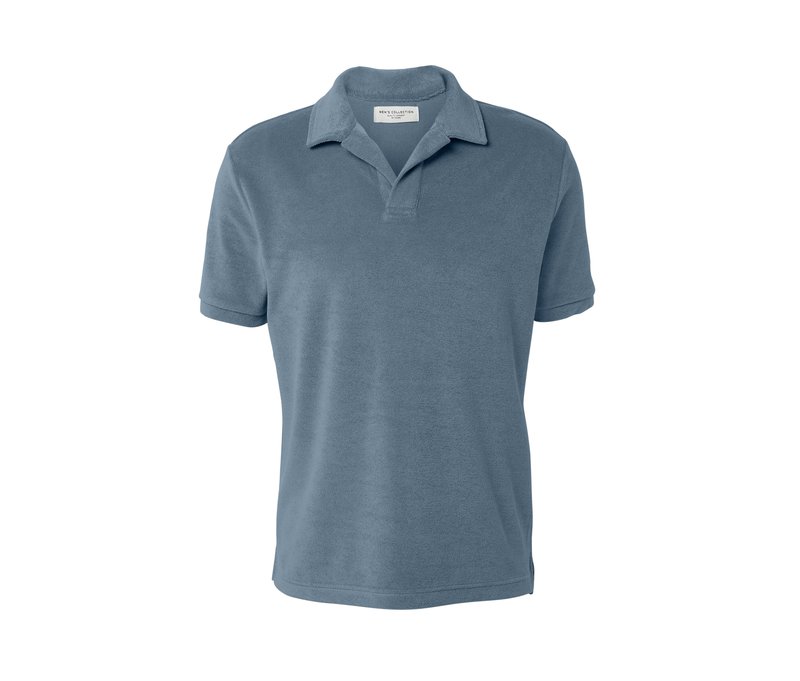 Tchibo - Frottee-Poloshirt - Herren - Gr. XL - blaugrau