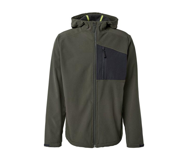 Tchibo - Softshelljacke - Herren - Gr. L - khaki