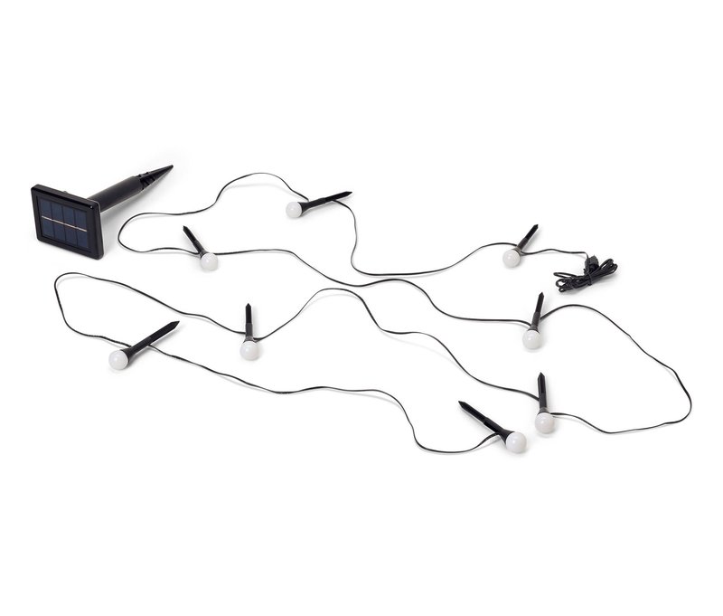 Tchibo - Solar-Bodenlichterkette - schwarz