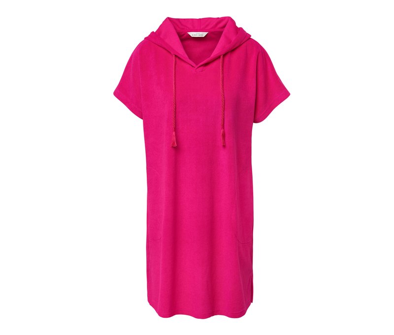Tchibo - Frottee-Strandkleid - Damen - Gr. L - pink