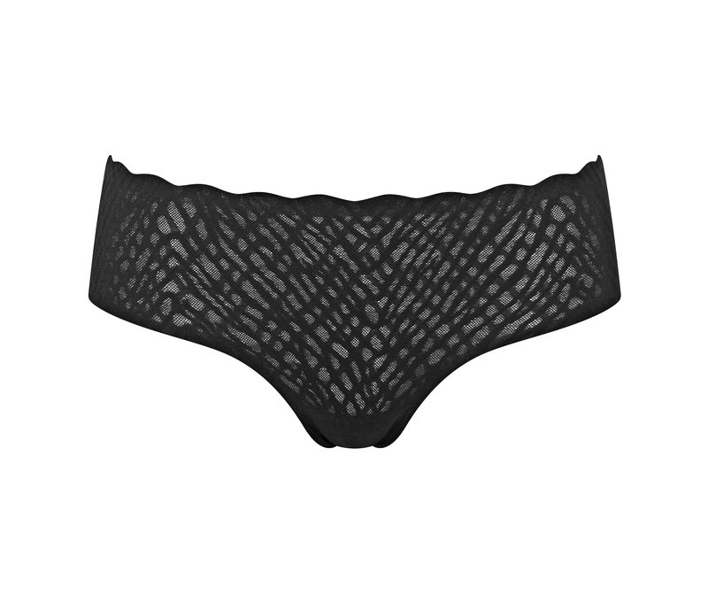 sloggi Zero Feel Bliss Hipster - Damen - Gr. L - schwarz/jacquard