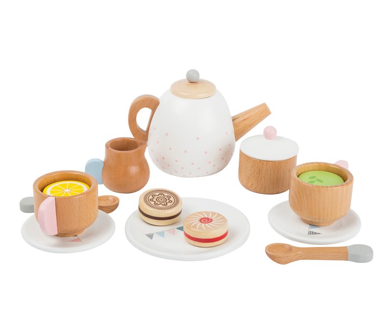 small foot Kinderküchen-Teeservice - braun