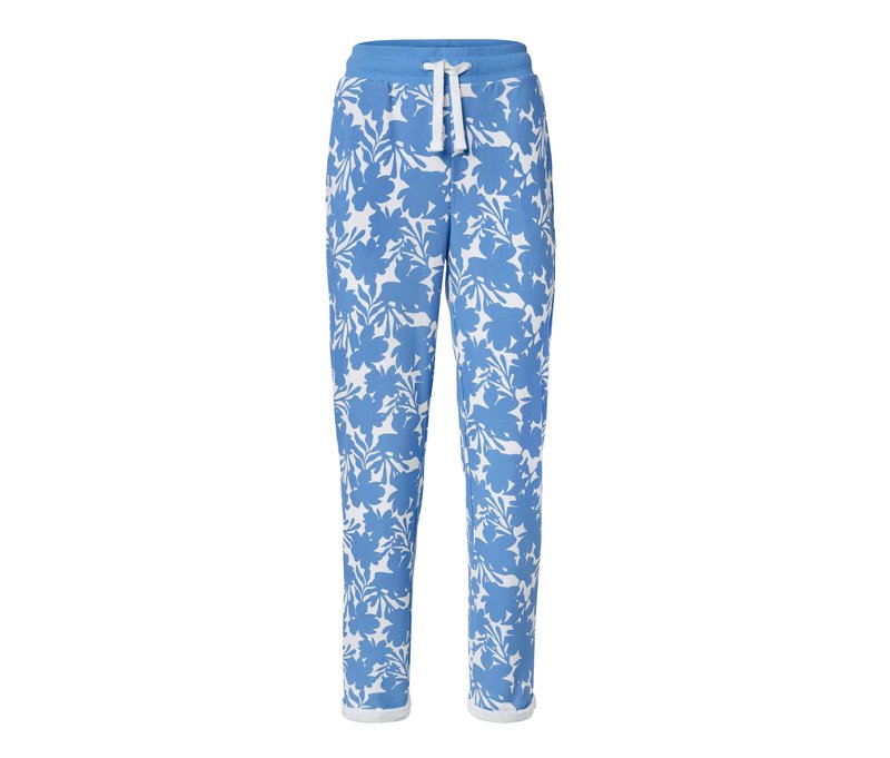 Tchibo - Bedruckte Sweatpants - Damen - Gr. M - creme/geblümt