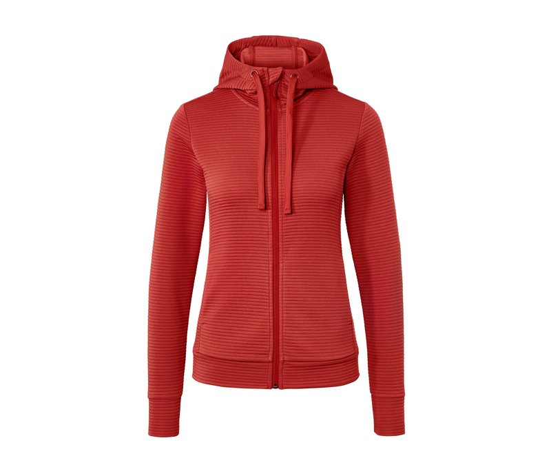 Tchibo - Kapuzenjacke - Damen - Gr. XXL - rot