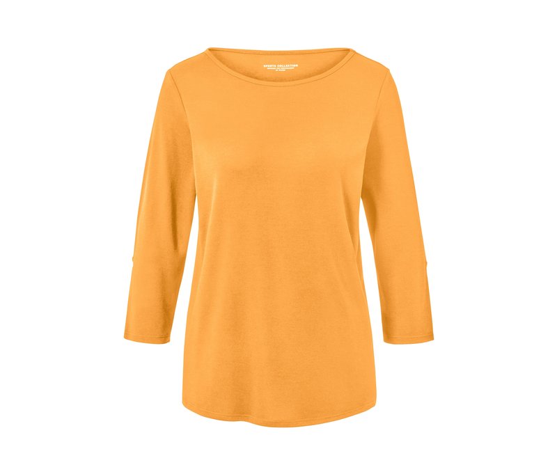 Tchibo - Funktionsshirt mit 3/4-Ärmel - Damen - Gr. XS - orange