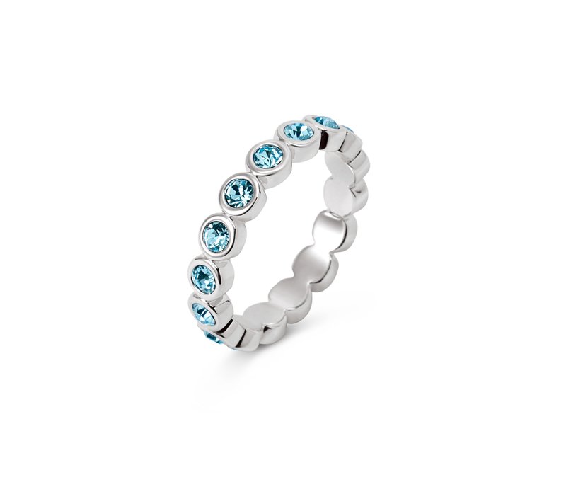 Tchibo - Ring Memory - Damen - Gr. 19 - silber