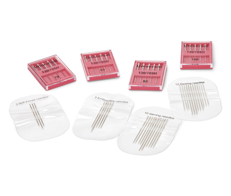 Tchibo - Nähmaschinen- und Nähnadelset - silber