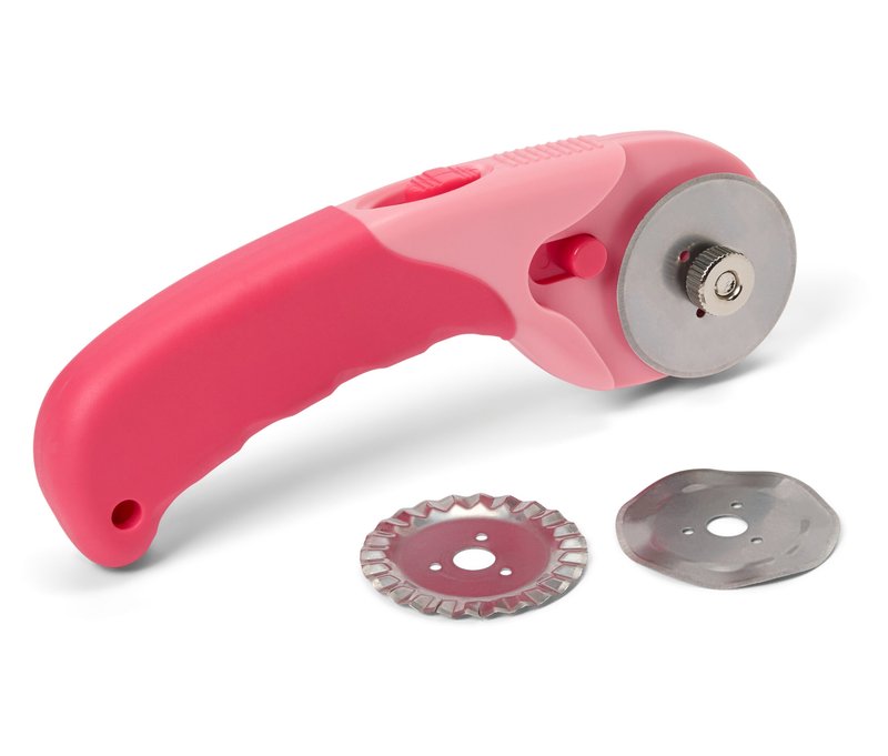 Tchibo - Stoff-Rollschneider - rosé