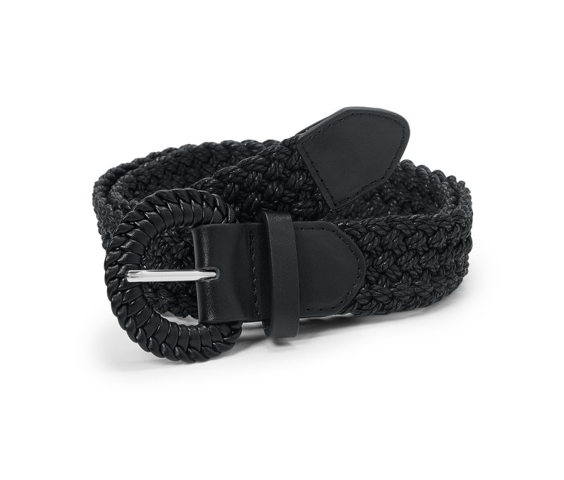 Tchibo - Geflochtener Gürtel in Bastoptik - Damen - Gr. 95 - schwarz