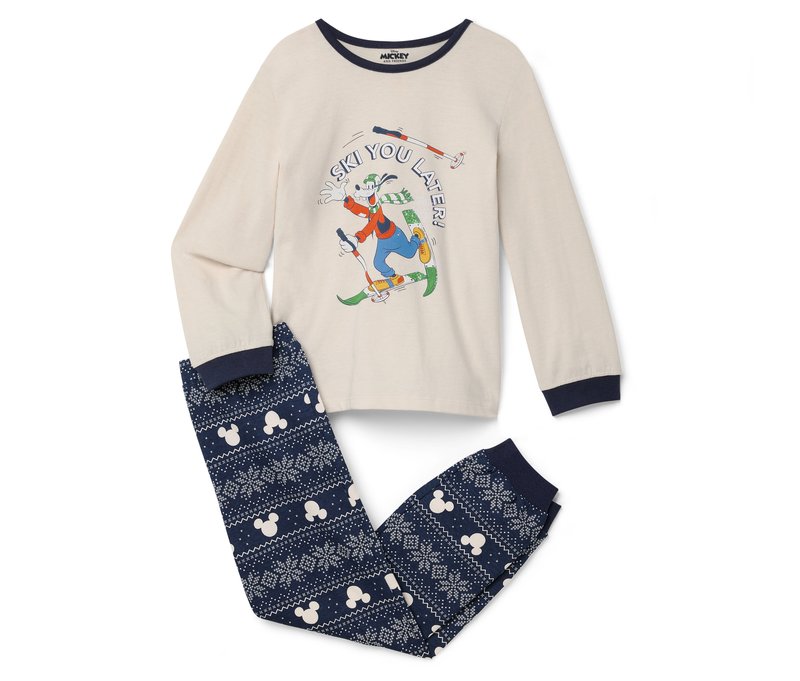 Tchibo - Kinder-Pyjama »Mickey and Friends« - Jungen - Gr. 98/104 - weiß