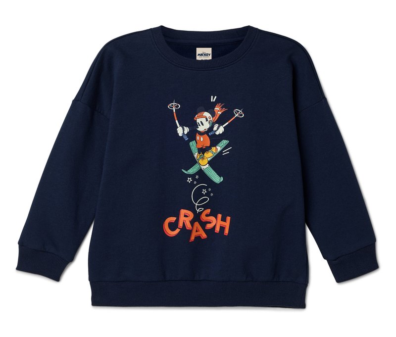Tchibo - Kinder-Sweatshirt »Mickey and Friends« - Herren - Gr. 98/104 - rot