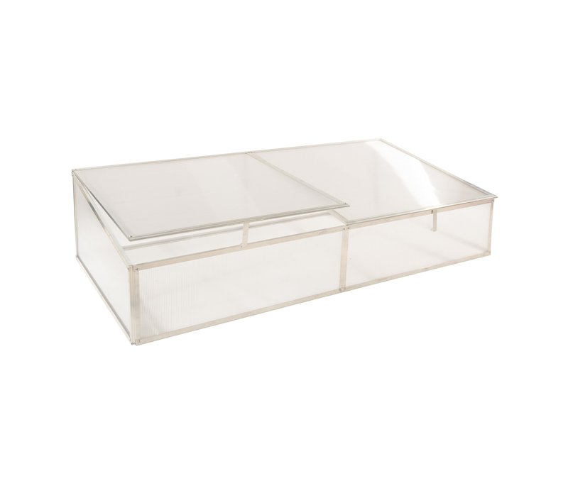 Tchibo - Hochbeet-Aufsatz - 85x165x41cm - silber - Aluminium / Polycarbonat