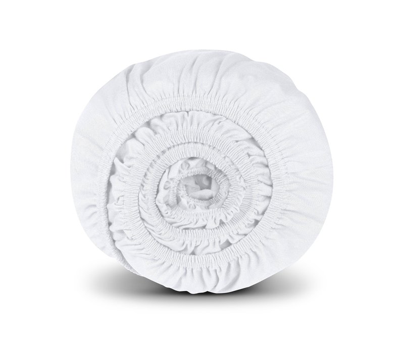 Schiesser Edeljersey-Spannbettlaken »Jessi« - weiß