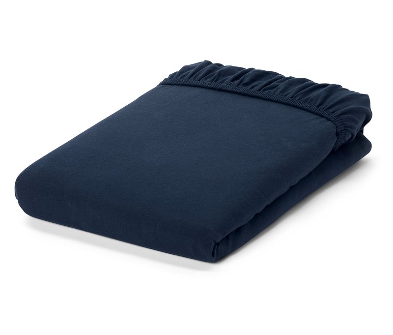 Tchibo - Winterjersey-Spannbettlaken - dunkelblau