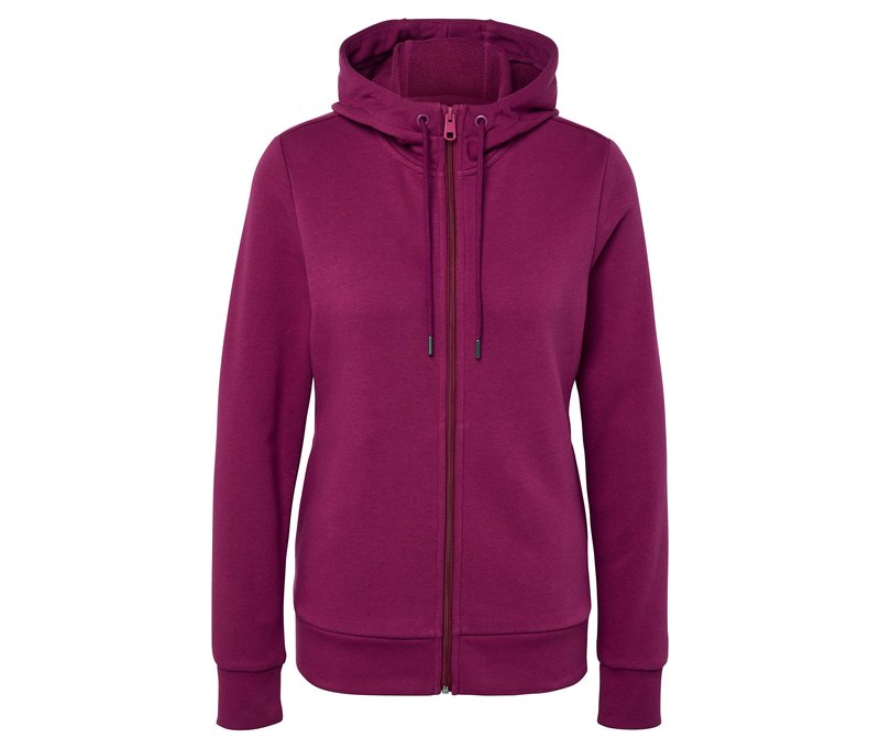 Tchibo - Sweatjacke - Damen - Gr. S - dunkelrosa